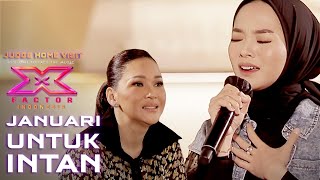 MAYA MENIKMATI ALUNAN SUARA INTAN SAAT MENYANYIKAN LAGU JANUARI | X FACTOR INDONESIA 2021