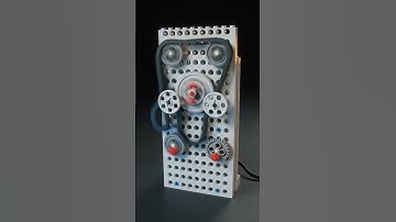 Chain Gear Train - Mechanical Principles with Lego Technic