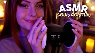 Douceur pour dormir ~ Triggers et massage d'oreilles avec le 3Dio | ASMR pour dormir