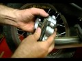 Motorcycle Repair: How to Measure Motorcycle Brake Pad Wear on a 2009 Kawasaki KLR 650