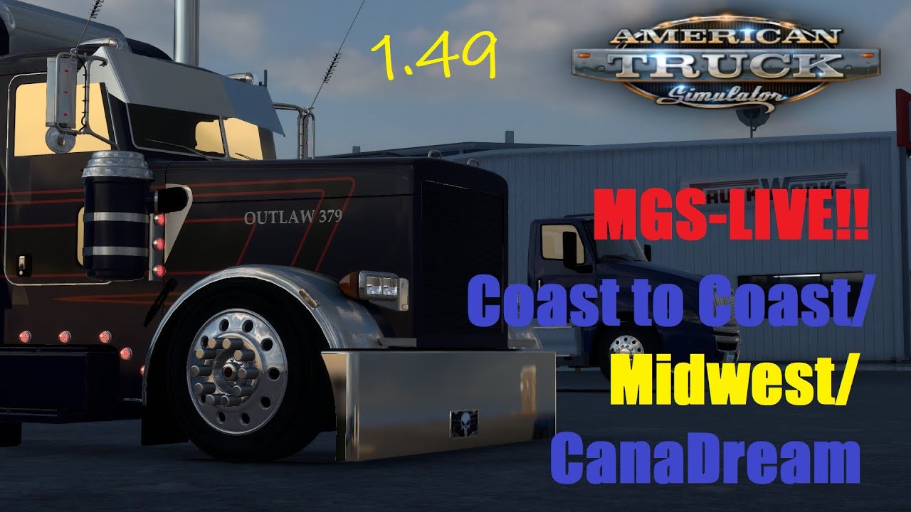 ATS 1.49 | Peterbilt 379 | USA Komplett | Free Map´s | LIVE-MGS - YouTube
