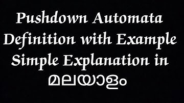 Pushdown Automata | Definition with example | TOC | La Clase 2.0