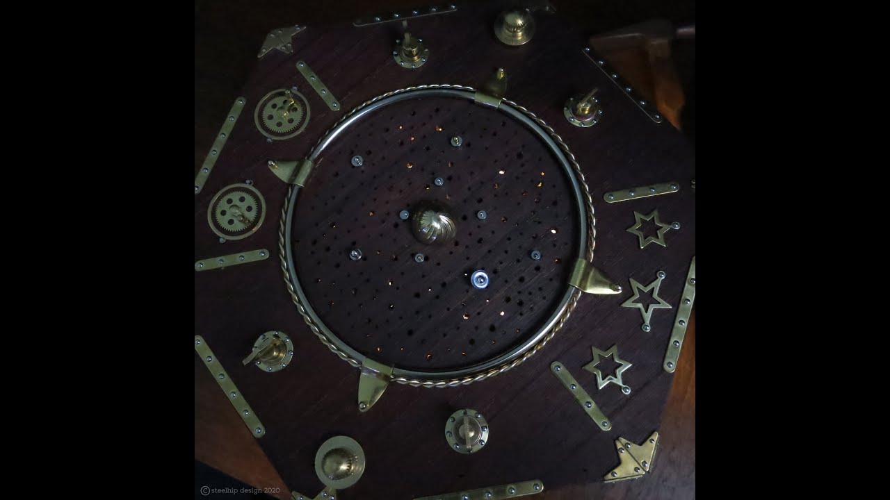 Handmade miniature magnetic solar system box. - YouTube