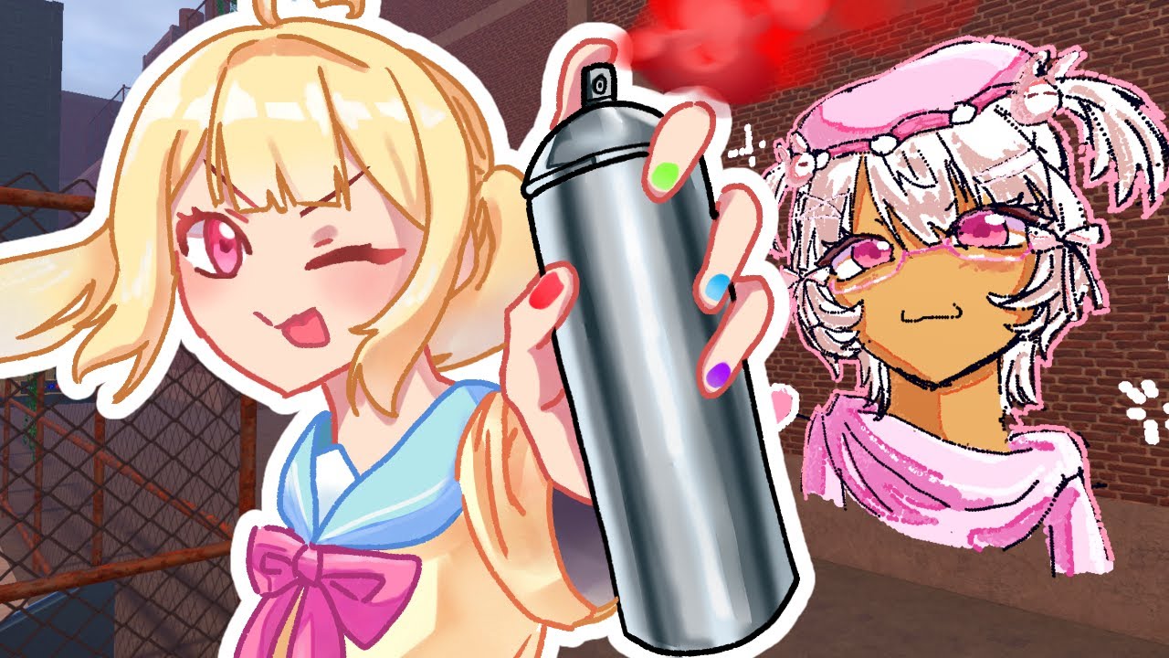 Drawing People's Avatars in ROBLOX SPRAYPAINT!