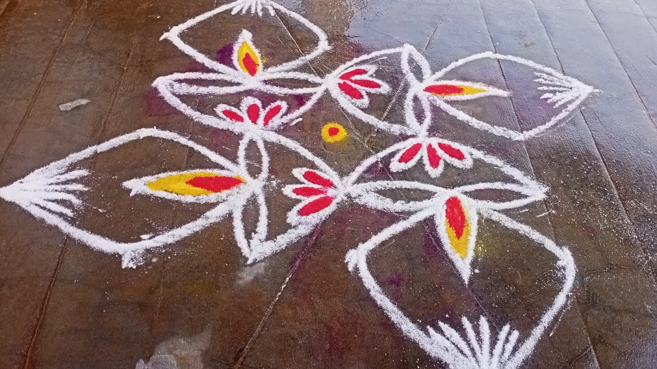 5-to-5-dots-karthigai-deepam-kolam-vilakku-kolam-youtube