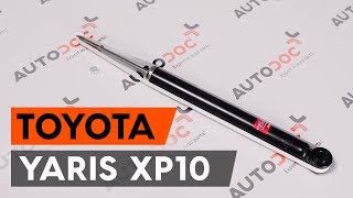 Montare Amortizor față TOYOTA YARIS (SCP1_, NLP1_, NCP1_): video gratuit