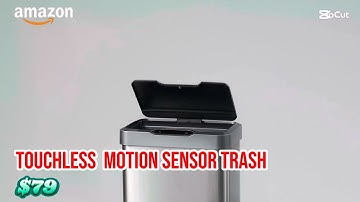 Best Touchless Motion Sensor Trash Can 2025 – Smart & Hygienic Waste Bin for Home!