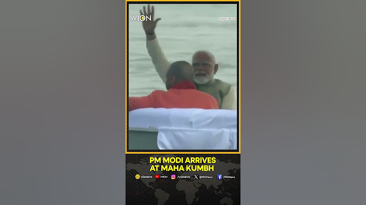 PM Modi Reaches Maha Kumbh To Take Holy Dip At Triveni Sangam | WION Shorts
