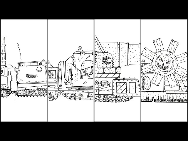 Drawing Mortar Tank - Cartoons About Tanks class=