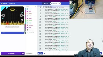 MICRO:BIT P5.1 MakeCode! Научился программировать бегущий огонек! 2023 11 18