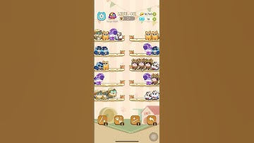 Color Cat Sort Cute Cat Game Level 431 #shorts #Gaming #catgames #colorgame