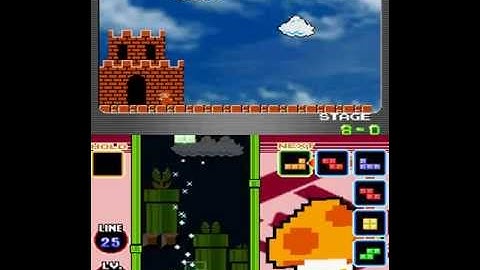 TETRIS DS - Line Clear Mode - Stage 8