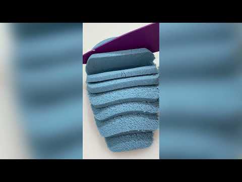 Very Satisfying Kinetic Sand Cutting and ASMR