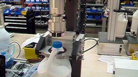 Child resistant cap testing demo - test environment