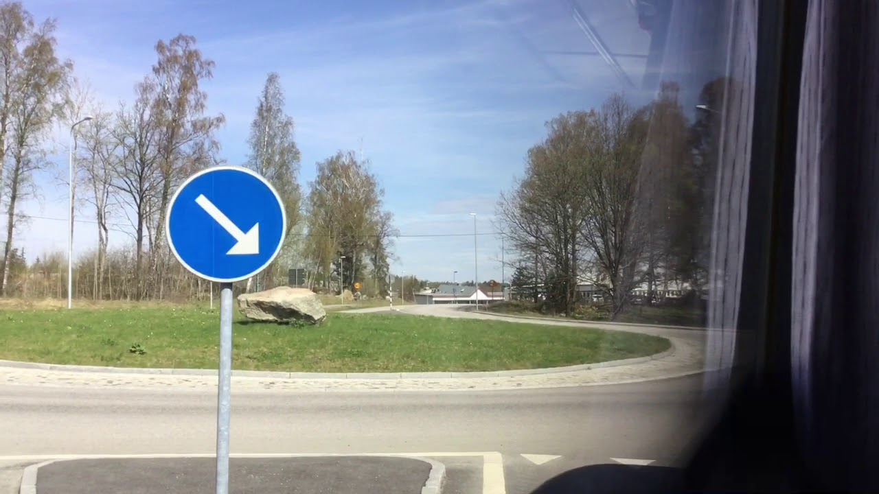 SL buss 677 Uppsala till Norrtälje (del 1 av 3)