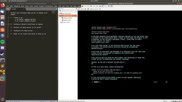 Configure dhcp server with VmWare