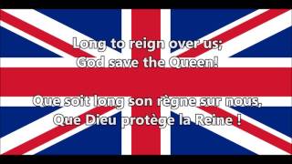 God Save the Queen - Que Dieu protège la Reine (EN,FR lyrics/paroles) Resimi