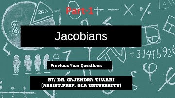 Jacobians |Previous years question |Engineering Mathematics| Differential Calculus