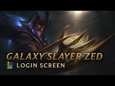 Galaxy Slayer Zed - Login Screen | League of Legends