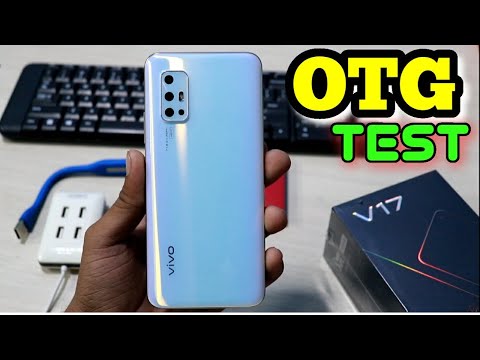 Vivo V17 OTG Test || Hard-disk Test Support or Not !!