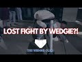 Dude loses by wedgie  the wedgie club