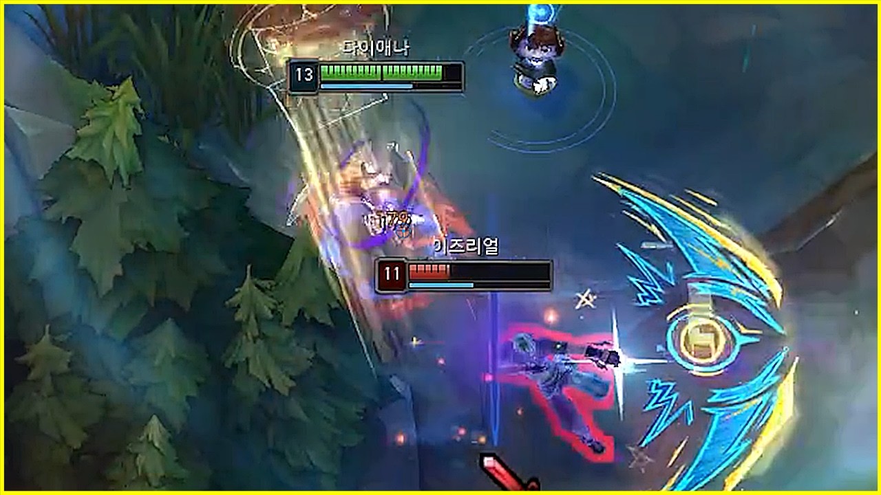 다이애나 정글 교전법 전수