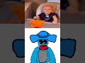 The baby likes the chip I pbbv and echo show! #gorillatag #shorts #comedy #memes #meme #animation