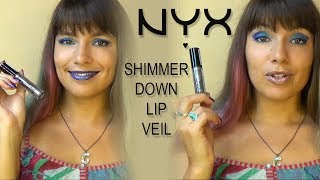 Nyx Shimmer Down Lip Veil Lip Swatches And Review
