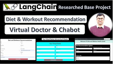 Ultimate Diet and Workout Recommendation System | Virtual Doctor, Chatbot | ML, DL, NLP Powered