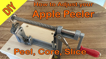 Hoe je een appelboor-schaafmachine aanpast