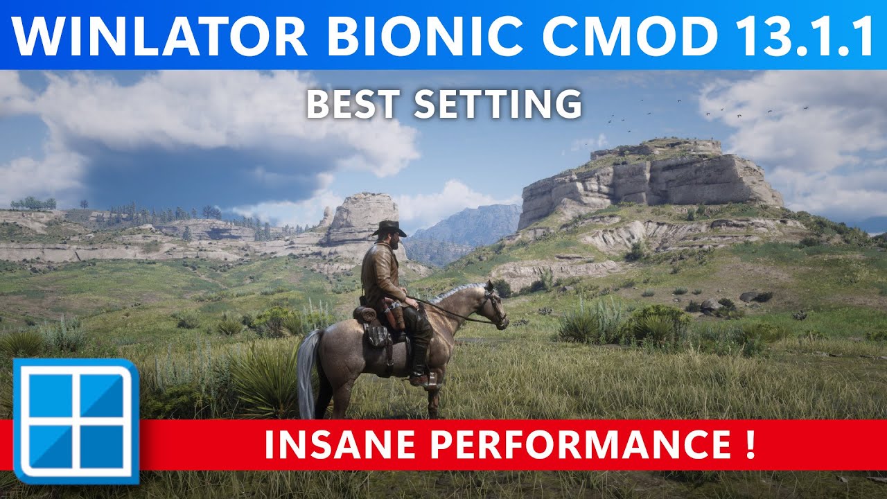 Winlator Bionic Winlator Bionic CMOD 13.1.1 - RED DEAD REDEMPTION 2 (BEST SETTING ...