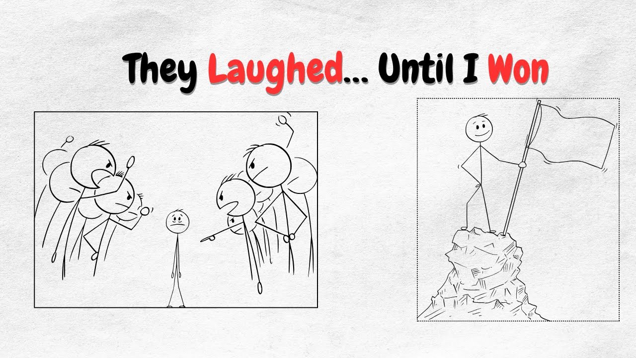 They Laughed at Me… Until I Won Motivational Stick Figure Animation