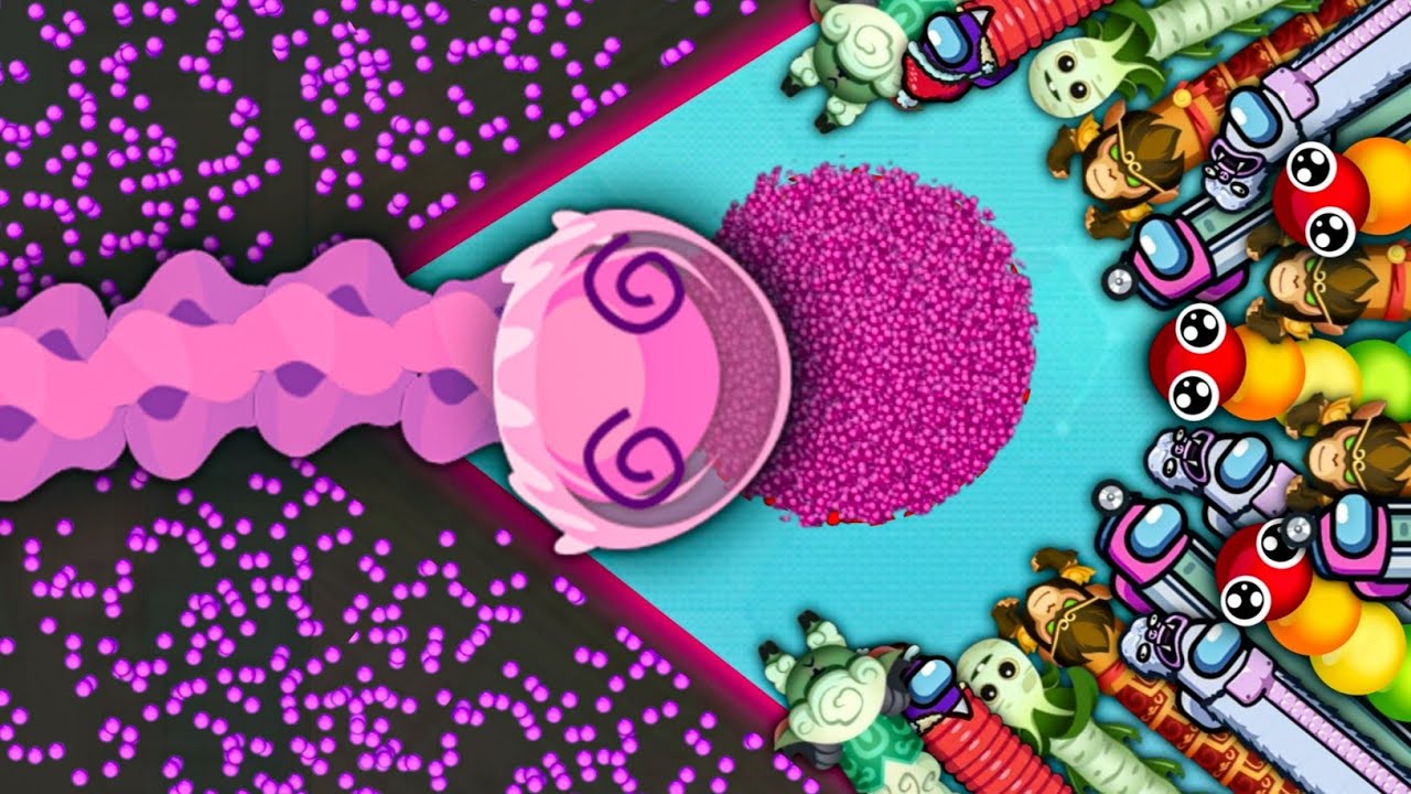 SNAKE IO🐍 MONSTER JIGGLES SNAKE 🐍 VS 1000 PRO GIANT SNAKES 🐍 EPIC SNAKEIO GAMEPLAY 