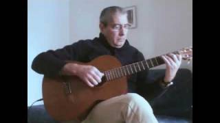 Video thumbnail of "Sailing - acoustic guitar solo"