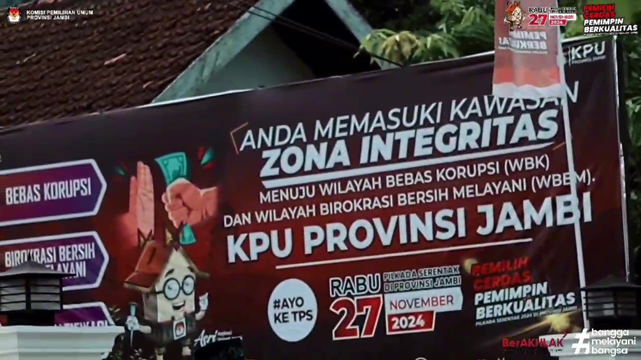 PEMBANGUNAN ZONA INTEGRITAS MENUJU REFORMASI BIROKRASI WBK & WBBM KPU PROVINSI JAMBI