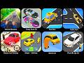 Vehicle Masters, Crazy Rush, Pick Me Up,Taxi Run, Traffic Run, Shape Shifting, Car Parking, Worm Car