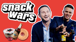 Frank Lampard & Jermaine Jenas Eat Russia vs. England Snacks | Snack Wars | @LADbible