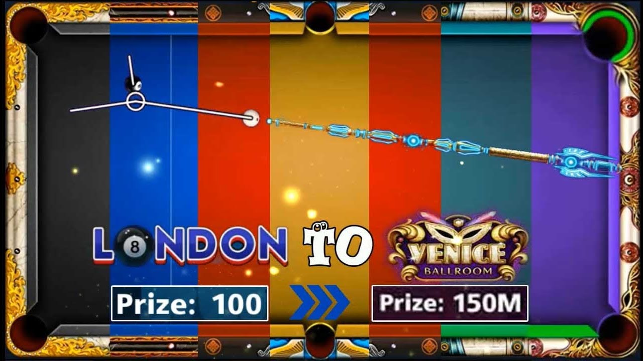 From London To Venice in 1 Minute ???? indirect Shots 8 ball pool