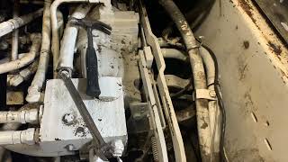 Older Bobcat loader creep repair