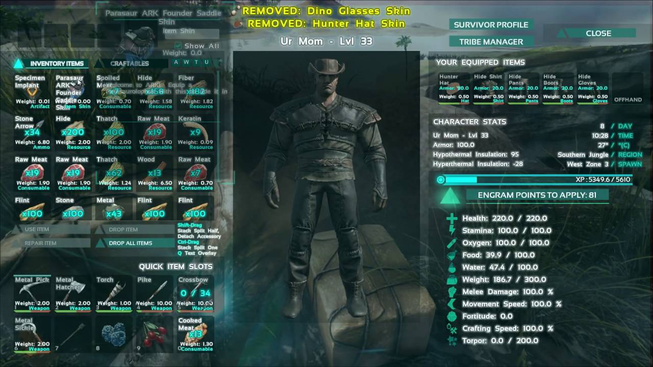 Ark Survival Evolved Specimen Implant