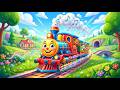 Chanson du Train 🚂 | Chanson pour enfants | Comptine amusante éducative voyage musical