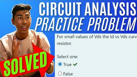 Electronics I (MOSFET): For small values of Vds the Id vs Vds curve for a MOSFET is linear, and l...