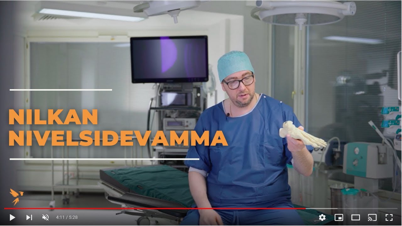 Nilkan nivelsidevamma ja sen hoidot | Ortopedia
