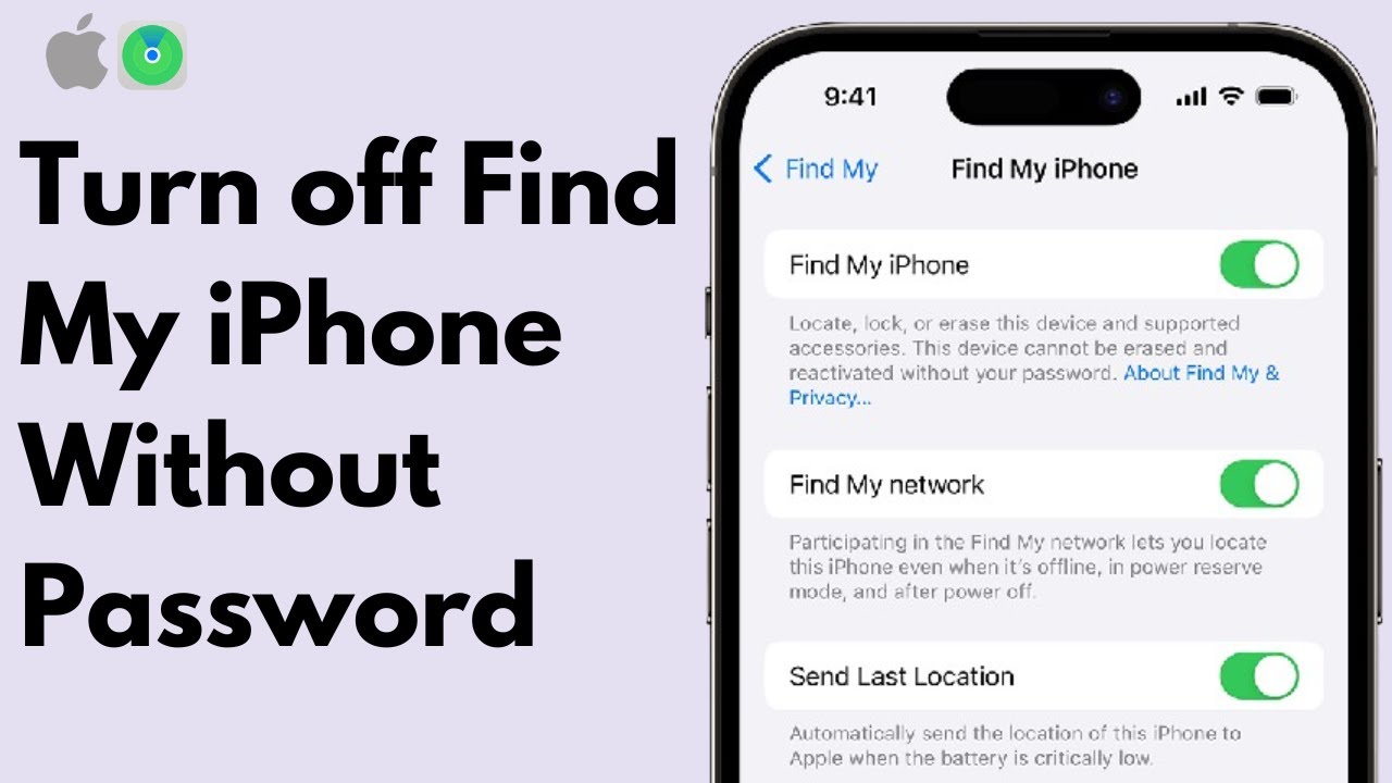 How To Deactivate Find My Iphone Without Password How to Turn Off Find My iPhone without Apple ID Password - 2024 - YouTube