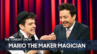 Mario the Maker Magician Wows Jimmy with a Mind-Blowing Card Trick | The Tonight Show