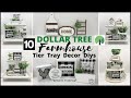 🌸Dollar Tree Farmhouse Diys/Tier Tray Decor 🌸