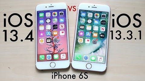 iPhone 6S: iOS 13.4 Vs iOS 13.3.1! (Comparison)