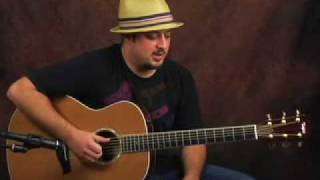 Video thumbnail of "Acoustic Blues guitar lesson spice up that bluesy playing"