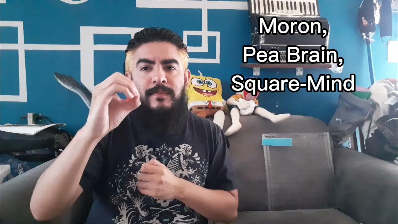 Moron Pea Brain Square Mind Comes Off Your Head Twists ASL Sign moron-pea-brain-square-mind-comes-off-your-head-twists-asl-sign