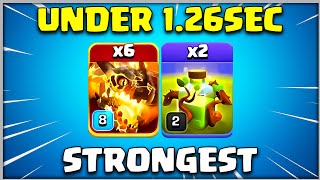 Under 1.26Sec | Th13 Super Dragon is Strongest Attack Strategies In Clash of Clans